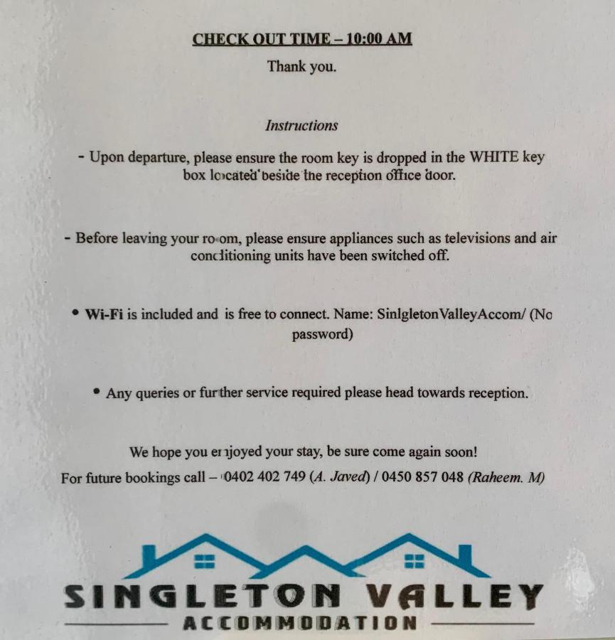 Singleton Valley Accommodation 外观 照片